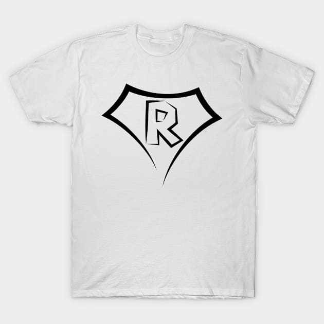 Super letter R T-Shirt by Florin Tenica